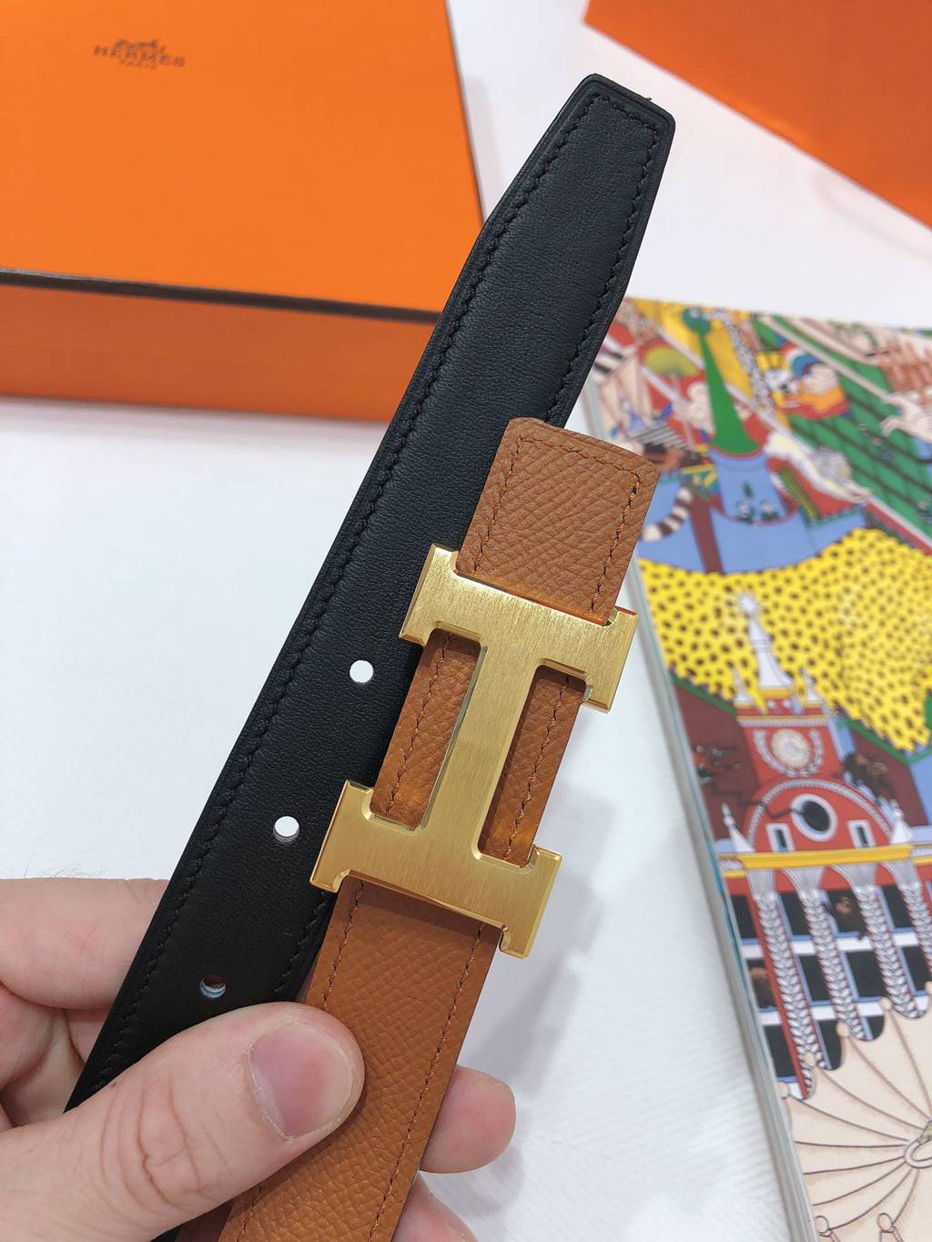H**mes belts 24mm